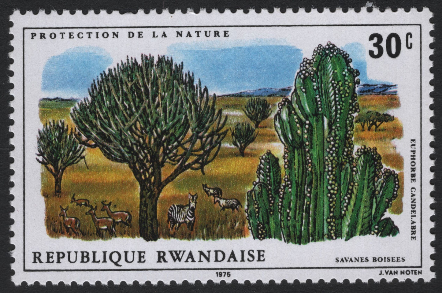 SCG5616 - Rwanda 1975 – Protection of Nature Series