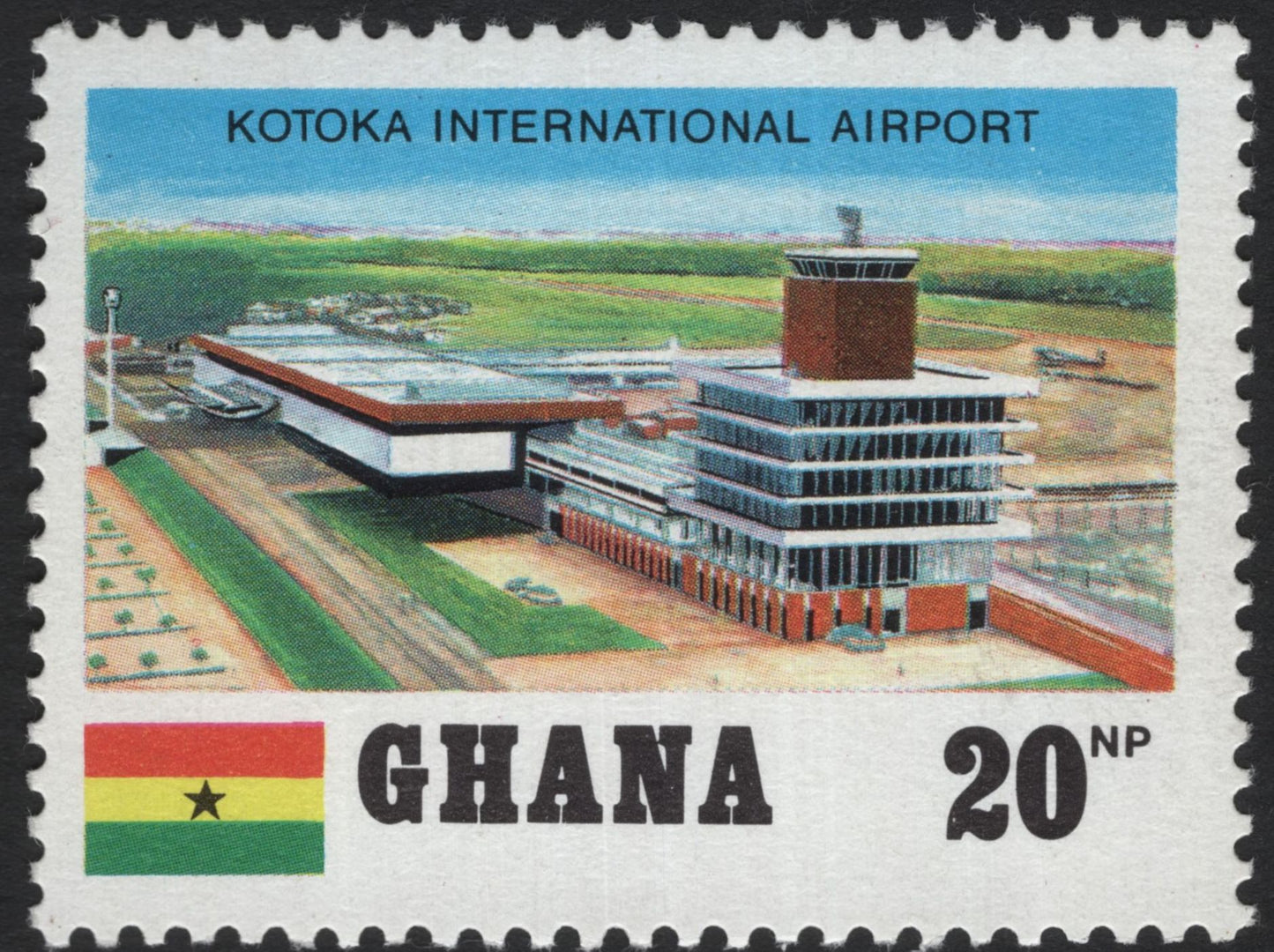 SCG5621 - Ghana 1969 – Kotoka International Airport Definitive Set