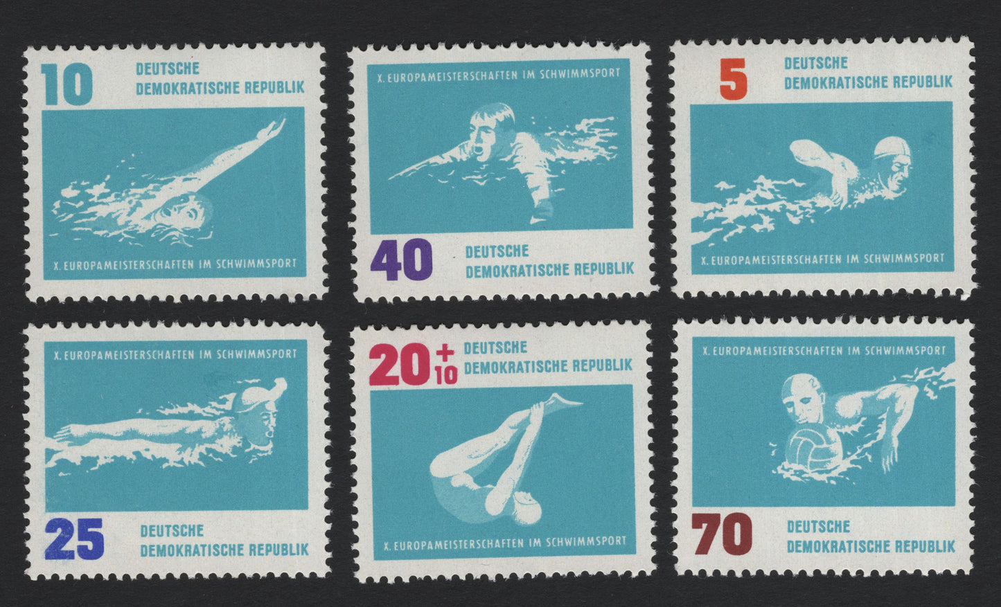 SCG5622 - East Germany 1962 – 10th European Swimming Championships