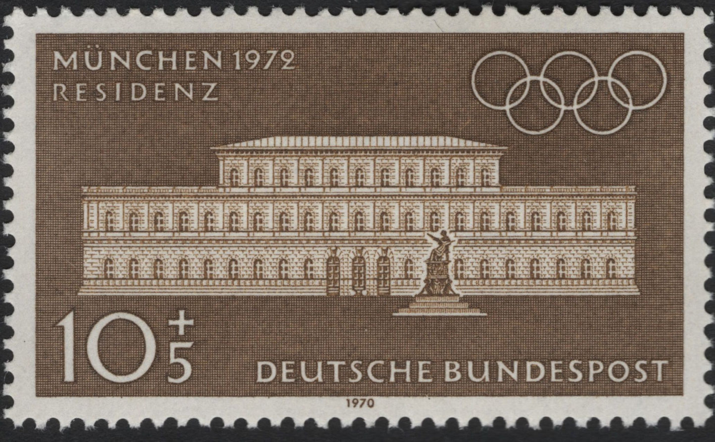 SCG5624 - Germany 1970 Munich Olympic Buildings – Semi-Postal Set