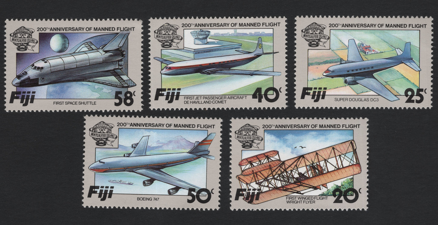 SCG5626 - Fiji 1978 – 200th Anniversary of Manned Flight Set