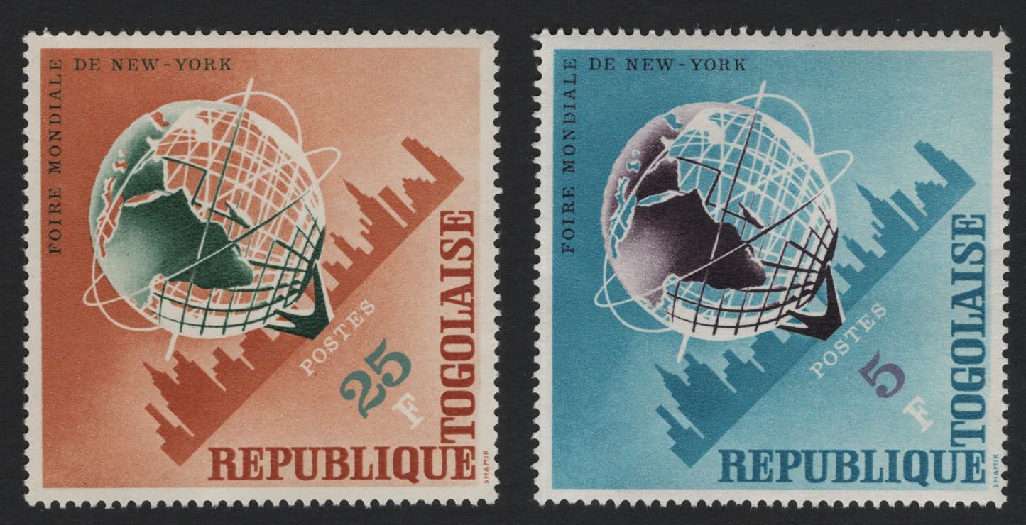 SCG5655 - Togo 1964 – New York World’s Fair Commemorative Set