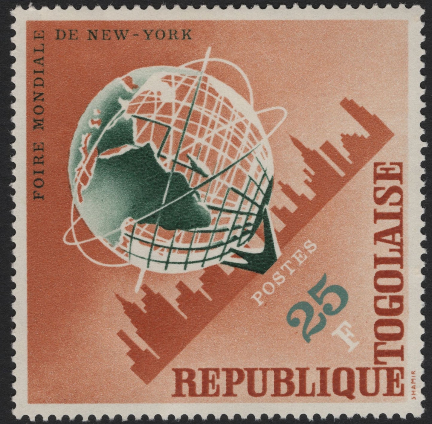 SCG5655 - Togo 1964 – New York World’s Fair Commemorative Set