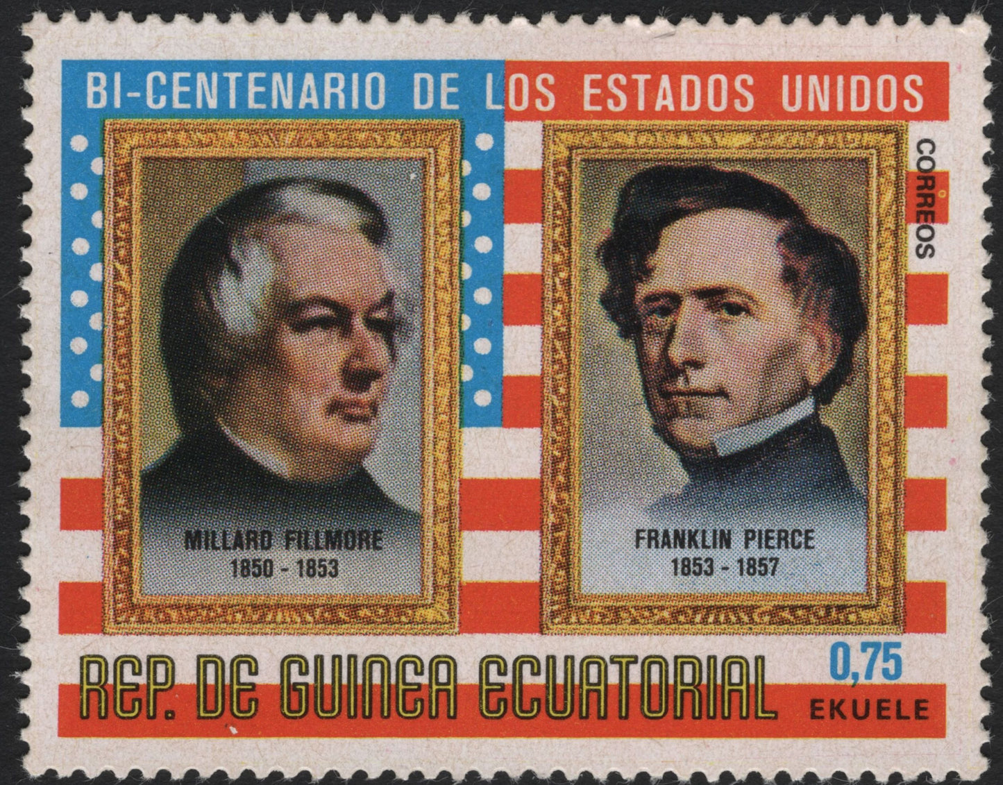 SCG5657 - Equatorial Guinea 1976 – U.S. Bicentennial Presidents Set