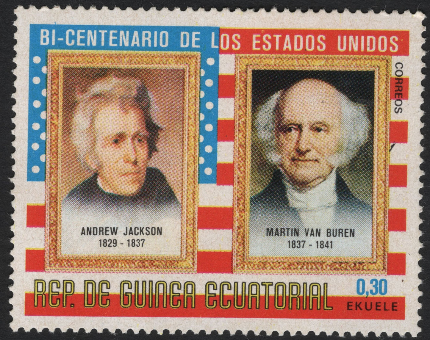 SCG5657 - Equatorial Guinea 1976 – U.S. Bicentennial Presidents Set