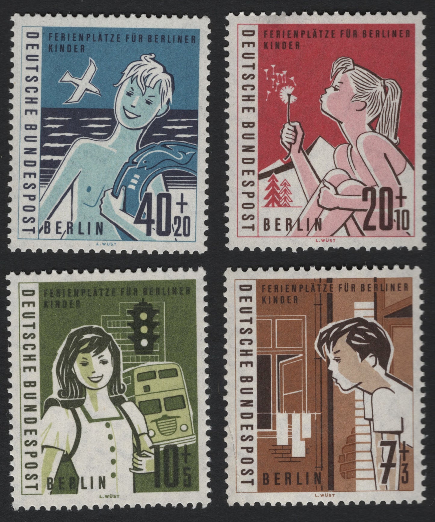 SCG5659 - Germany (Berlin) 1963 – “Holiday Places for Berlin Children” Charity Set