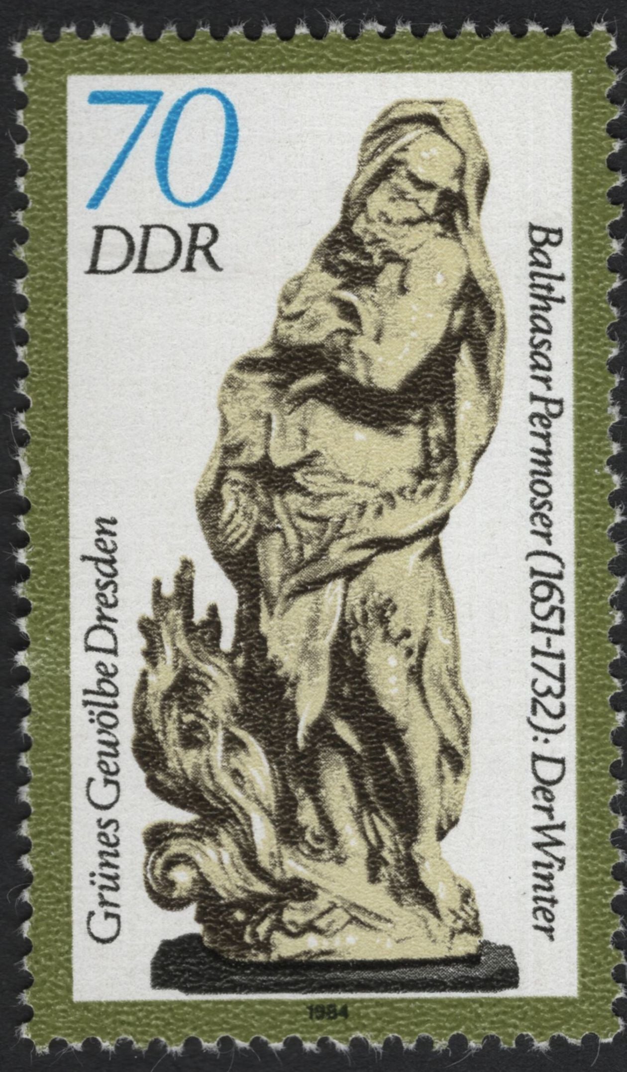 SCG5662 - DDR 1984 – Sculptures of the Seasons by Balthasar Permoser