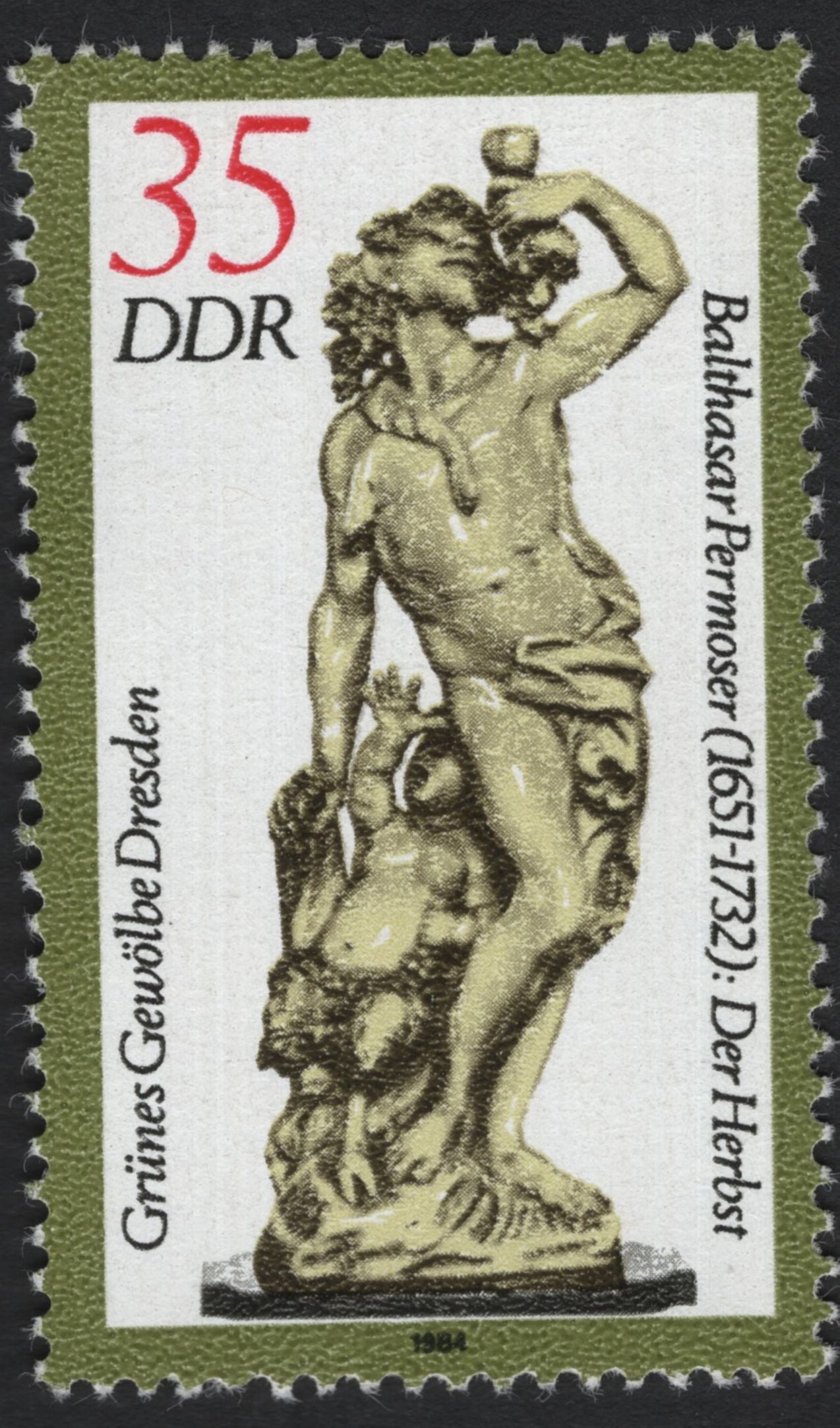 SCG5662 - DDR 1984 – Sculptures of the Seasons by Balthasar Permoser