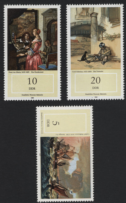 SCG5663 - DDR 1982 – Dutch Masters Paintings (Staatliches Museum Schwerin)