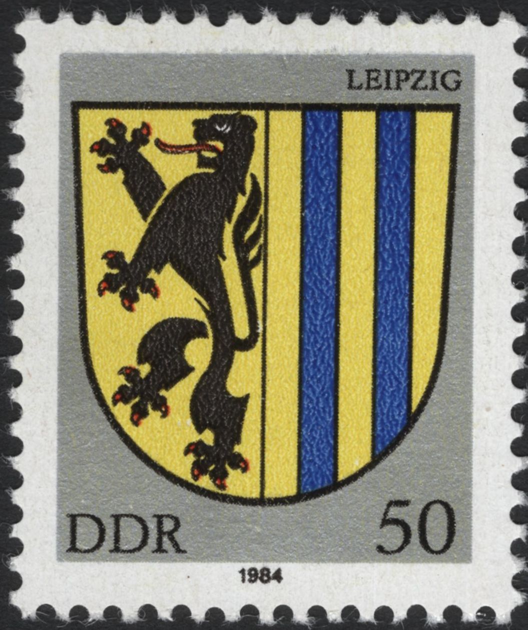 SCG5664 - East Germany 1984 – City Coats of Arms Definitive Set