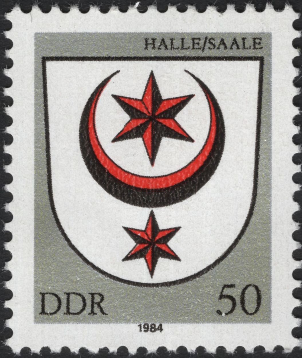 SCG5664 - East Germany 1984 – City Coats of Arms Definitive Set