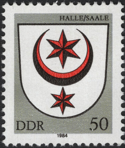 SCG5664 - East Germany 1984 – City Coats of Arms Definitive Set