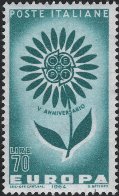 SCG5672 - Italy 1964 Europa – 5th Anniversary of CEPT