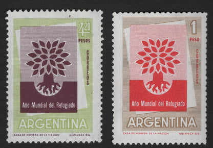SCG5674 - Argentina 1960 – World Refugee Year Stamps