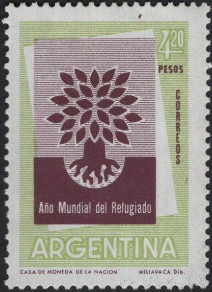 SCG5674 - Argentina 1960 – World Refugee Year Stamps