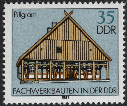 SCG5676 - DDR 1981 – Fachwerkbauten in der DDR (Timber-Framed Buildings) Set