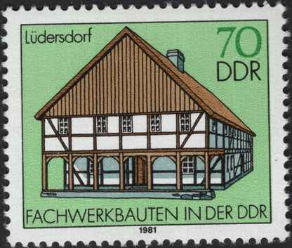SCG5676 - DDR 1981 – Fachwerkbauten in der DDR (Timber-Framed Buildings) Set