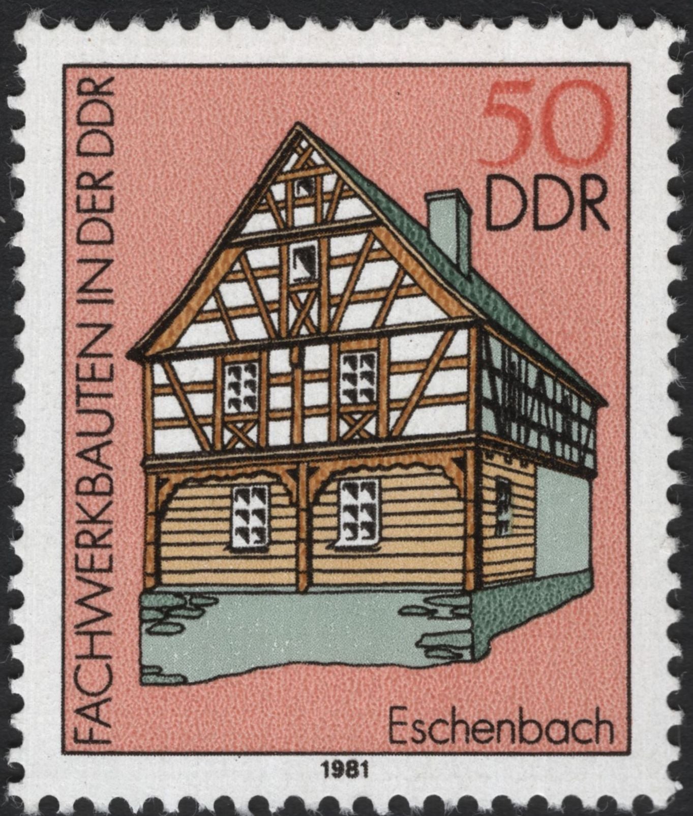 SCG5676 - DDR 1981 – Fachwerkbauten in der DDR (Timber-Framed Buildings) Set