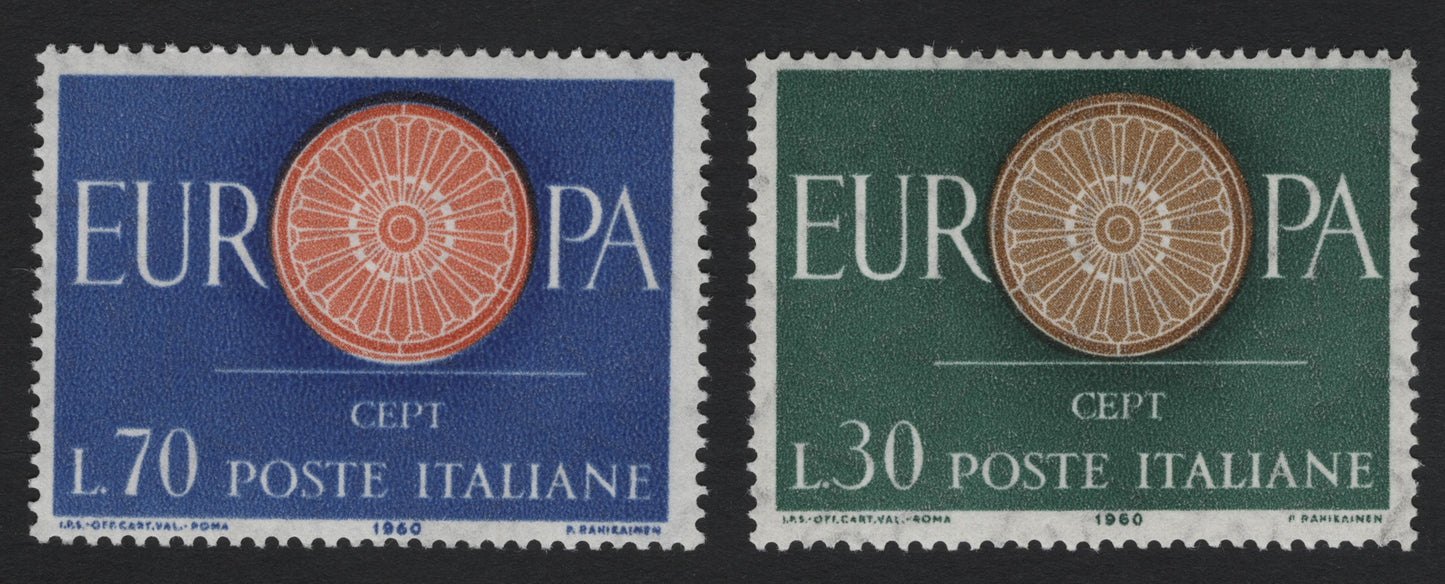 SCG5677 - Italy 1960 Europa CEPT Stamps – The Wheel of Cooperation