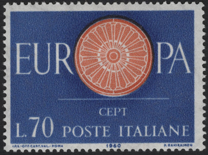 SCG5677 - Italy 1960 Europa CEPT Stamps – The Wheel of Cooperation