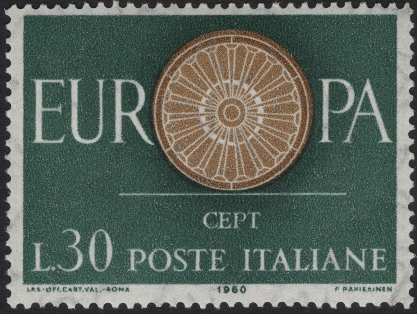 SCG5677 - Italy 1960 Europa CEPT Stamps – The Wheel of Cooperation