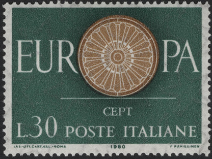SCG5677 - Italy 1960 Europa CEPT Stamps – The Wheel of Cooperation