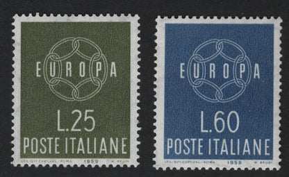 SCG5671 - Italy 1959 Europa Issue — Linked Rings of Unity
