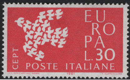 SCG5687 - Italy 1961 Europa (CEPT) Issue – Flight of Unity