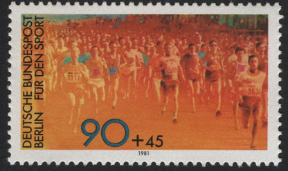 SCG5688 - 1981 Berlin “For Sport” Semi-Postal Stamps – Gymnastics and Marathon