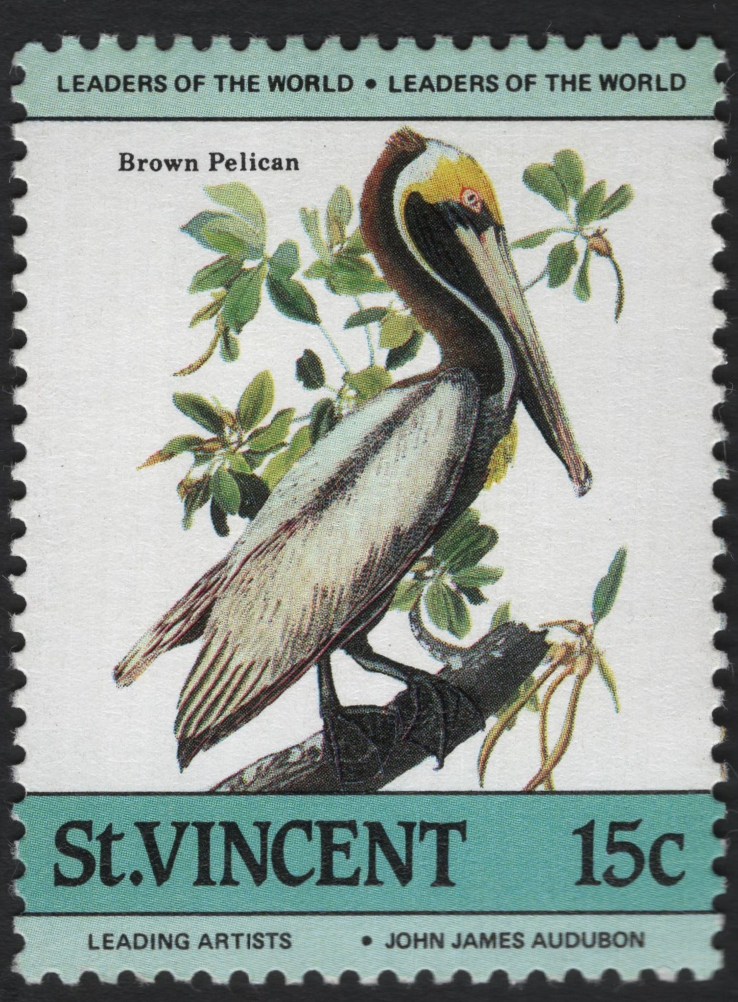 SCG5987 - St. Vincent 1985 – Brown Pelican (“Leaders of the World” Series)