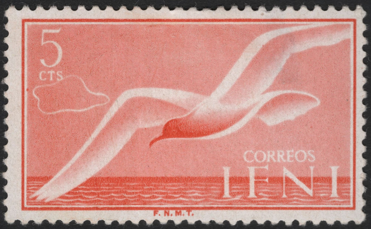 SCG6008 - Ifni 5 Céntimos Seagull Stamp