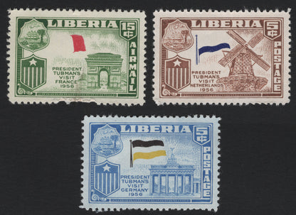 SCG5635 - Philatelic Entry: Liberia 1956 – President Tubman’s Visit to Europe