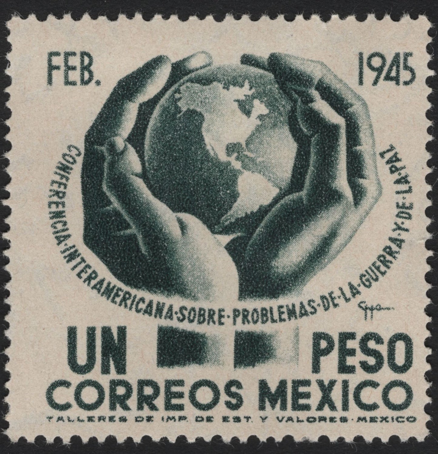 SCG5631 - 🇲🇽 Mexico 1945 – Inter-American Conference on Problems of War and Peace