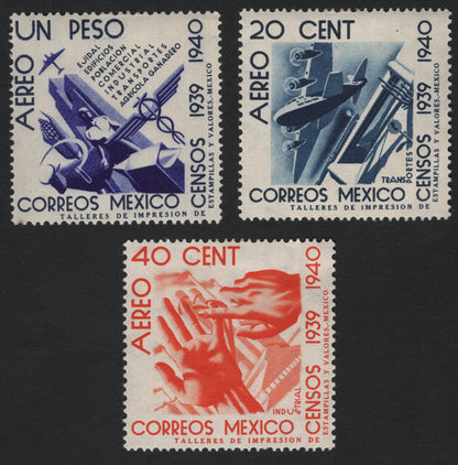 SCG5632 - Mexico 1940 – Airmail Census Series
