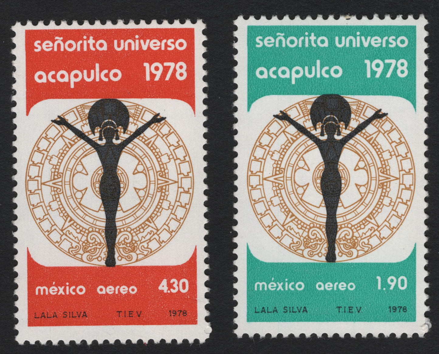 SCG5636 - Philatelic Entry — Mexico 1978 “Señorita Universo Acapulco” Airmail Issue