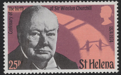 SCG5640 - St. Helena – Centenary of the Birth of Sir Winston Churchill (1874–1974)