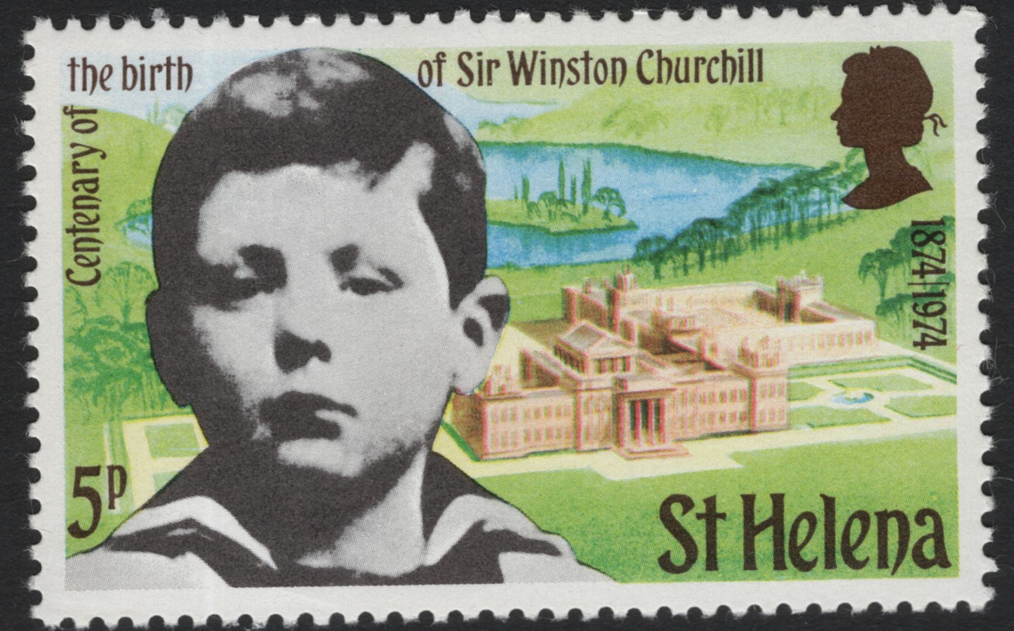 SCG5640 - St. Helena – Centenary of the Birth of Sir Winston Churchill (1874–1974)