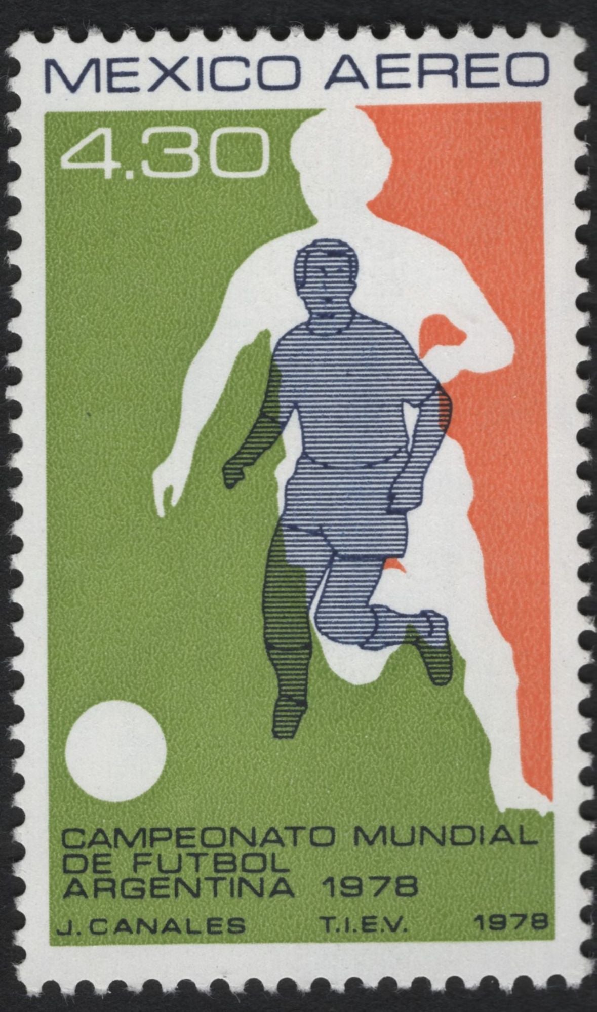 SCG5637 - 🇲🇽 Mexico 1978 – World Cup Argentina Airmail Set