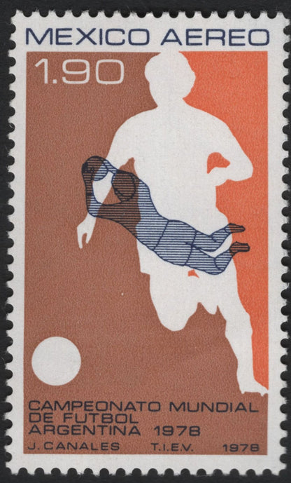 SCG5637 - 🇲🇽 Mexico 1978 – World Cup Argentina Airmail Set