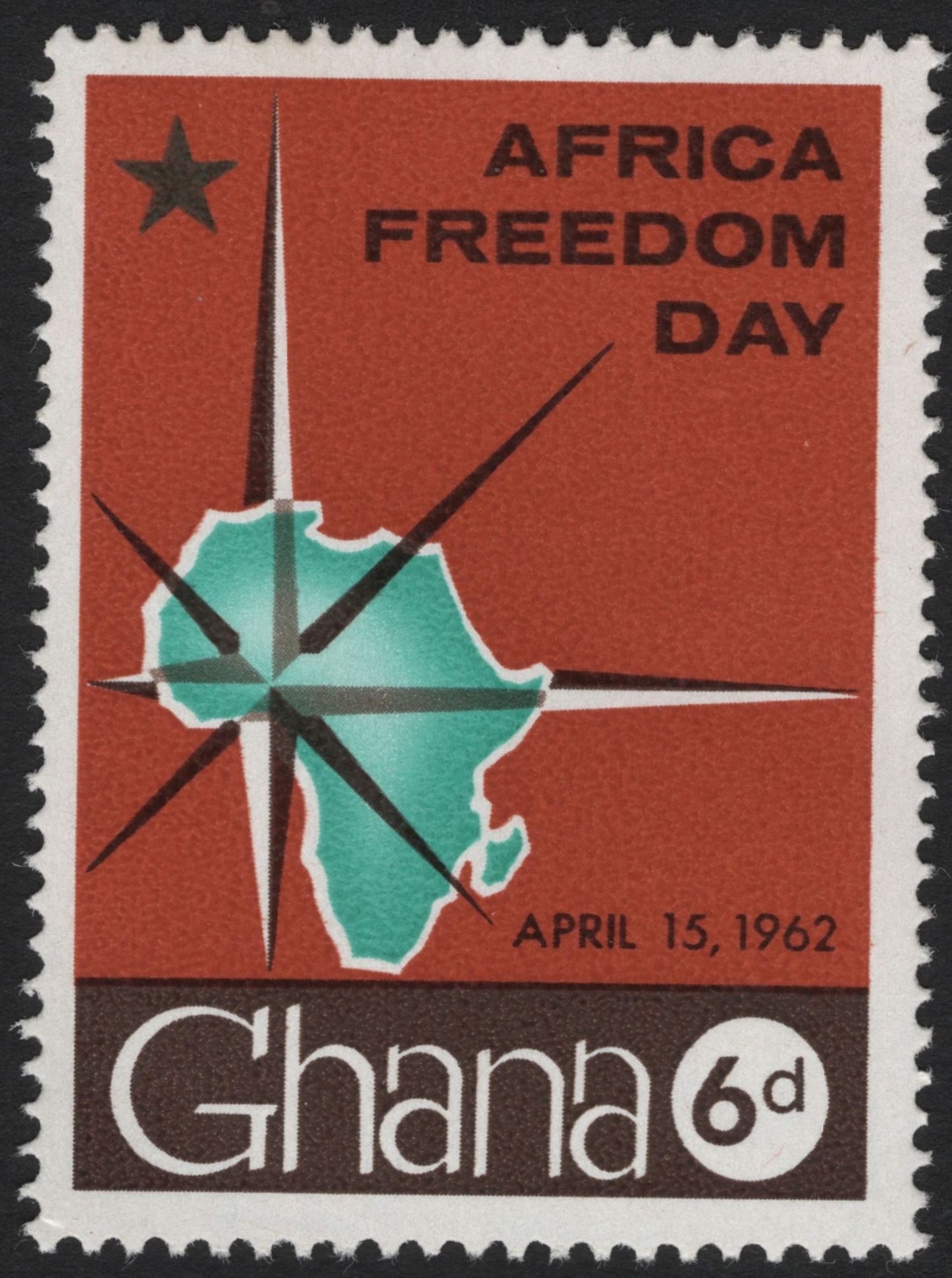 SCG5638 - Ghana 1962 “Africa Freedom Day” Commemorative Set