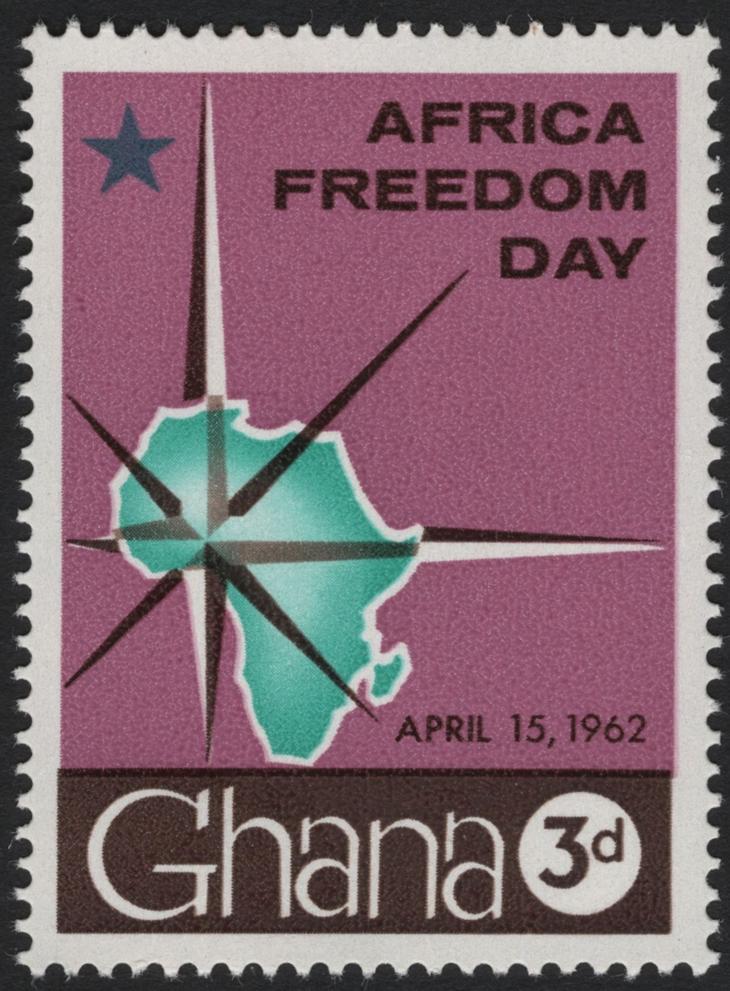 SCG5638 - Ghana 1962 “Africa Freedom Day” Commemorative Set