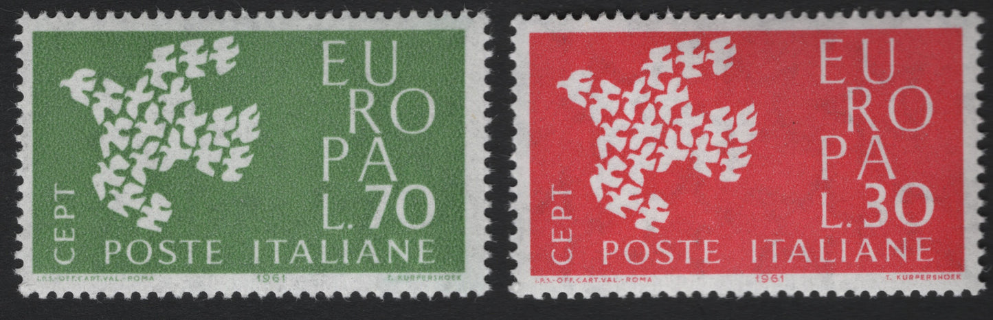 SCG5648 - Italy 1961 Europa CEPT Issue – Doves of Peace