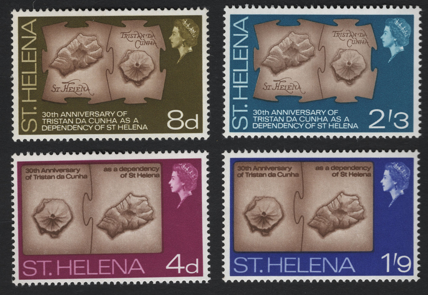 SCG5652 - St. Helena – 30th Anniversary of Tristan da Cunha as a Dependency (1962)