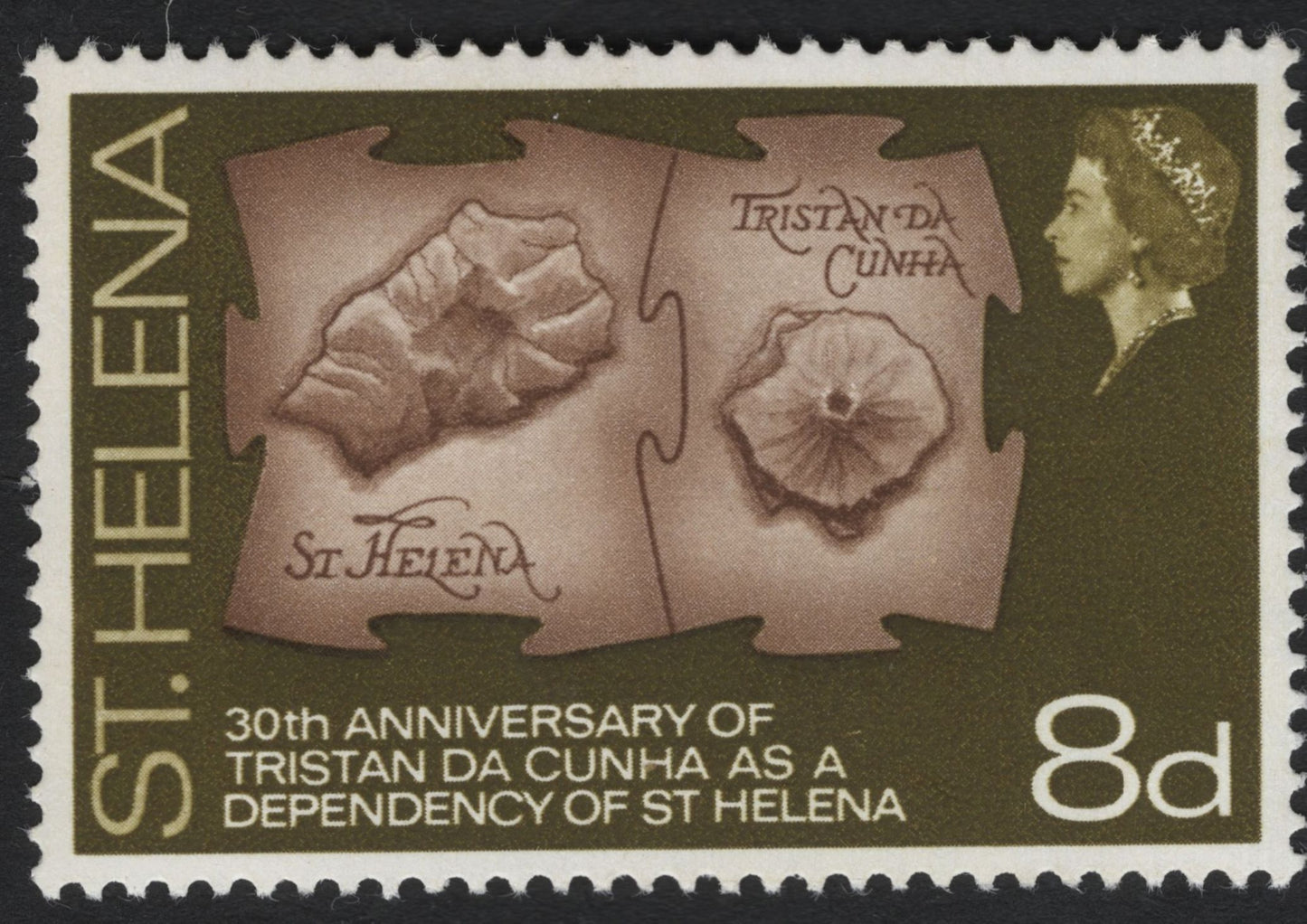 SCG5652 - St. Helena – 30th Anniversary of Tristan da Cunha as a Dependency (1962)