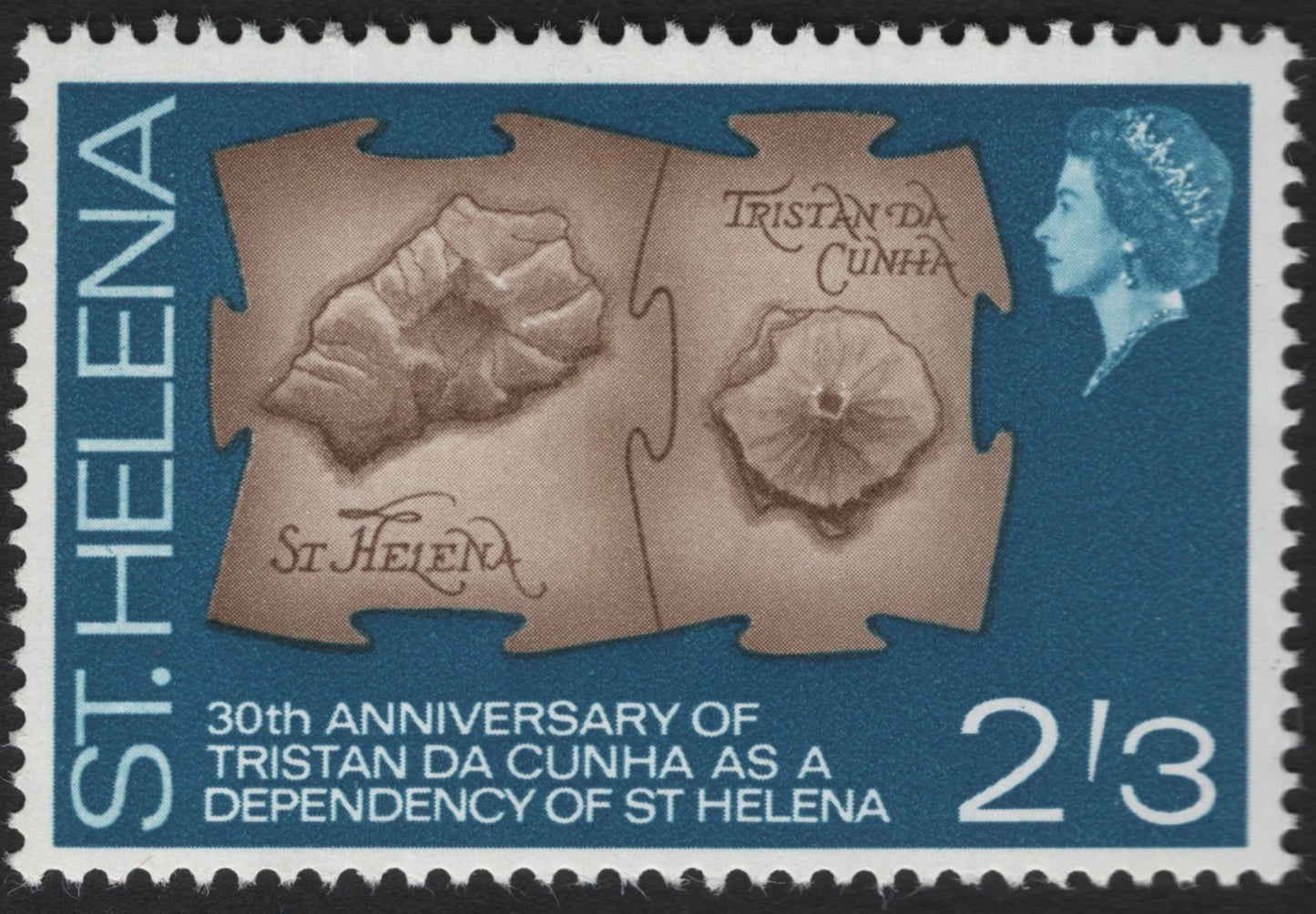 SCG5652 - St. Helena – 30th Anniversary of Tristan da Cunha as a Dependency (1962)