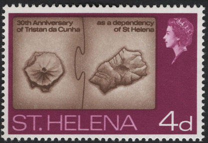 SCG5652 - St. Helena – 30th Anniversary of Tristan da Cunha as a Dependency (1962)