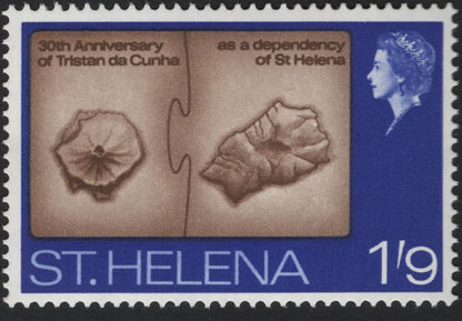 SCG5652 - St. Helena – 30th Anniversary of Tristan da Cunha as a Dependency (1962)