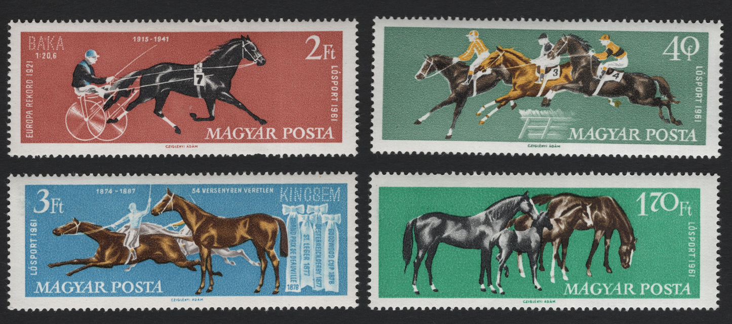 SCG5653 - Hungary 1961 Horse Racing Set
