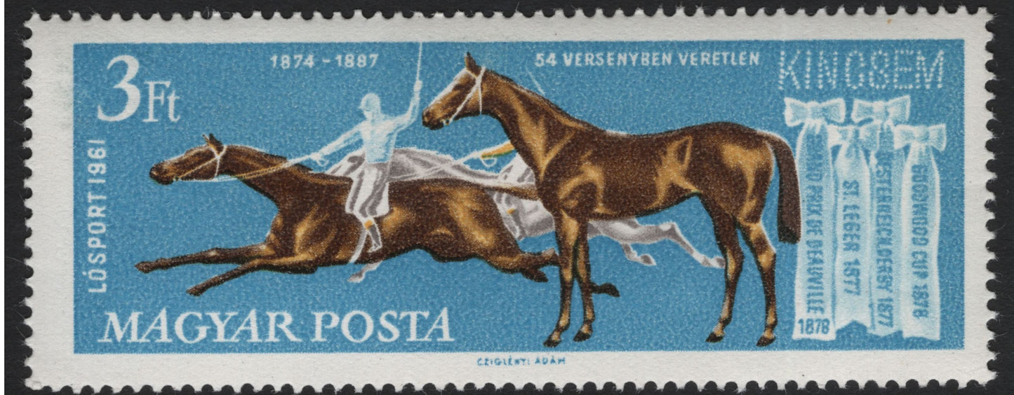 SCG5653 - Hungary 1961 Horse Racing Set