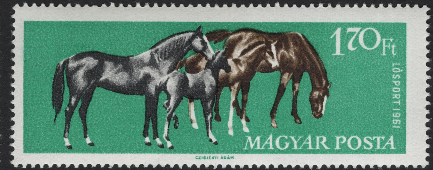 SCG5653 - Hungary 1961 Horse Racing Set